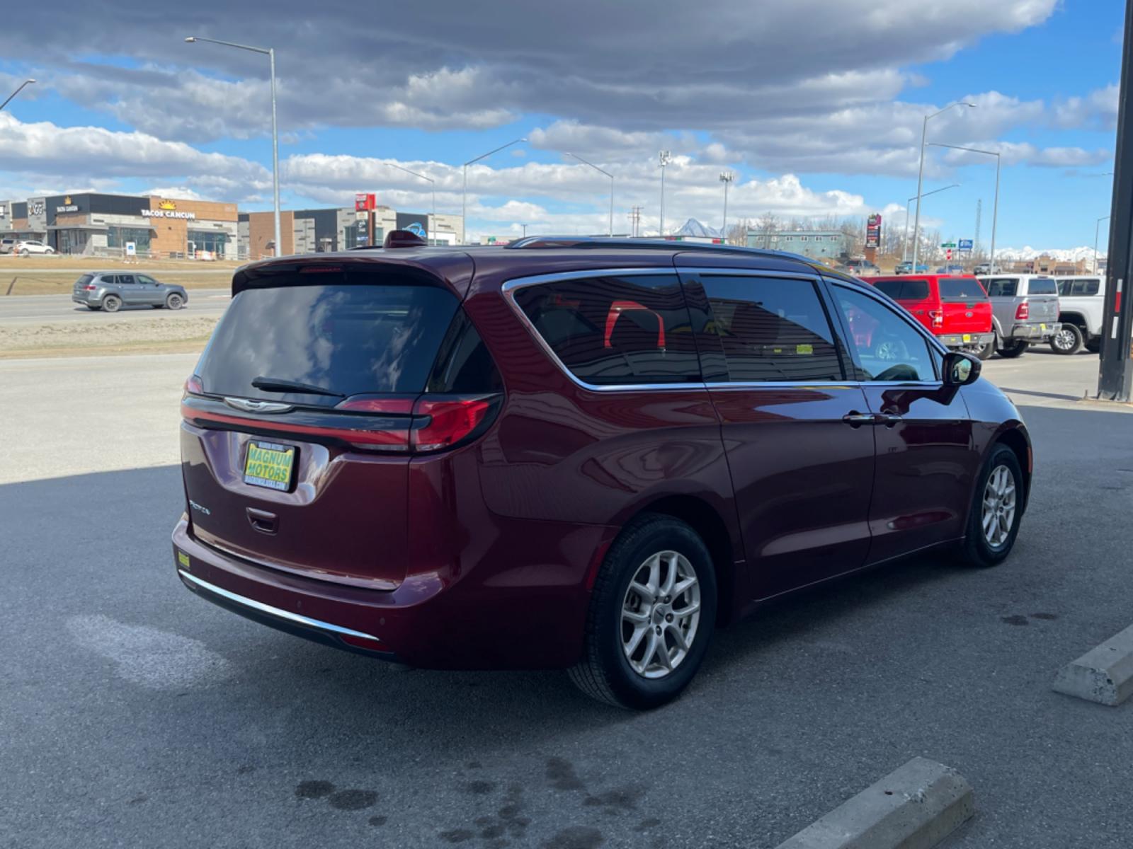 2021 RED CHRYSLER PACIFICA TOURING L (2C4RC1BG8MR) with an 3.6L engine, Automatic transmission, located at 1960 Industrial Drive, Wasilla, 99654, (907) 274-2277, 61.573475, -149.400146 - Photo #3